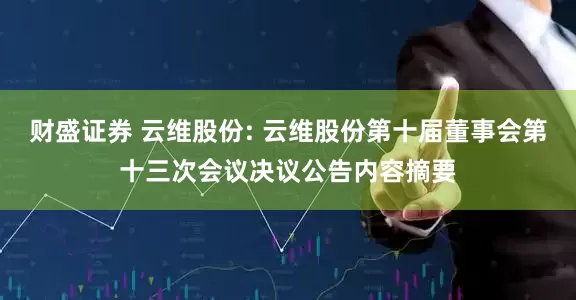财盛证券 云维股份: 云维股份第十届董事会第十三次会议决议公告内容摘要