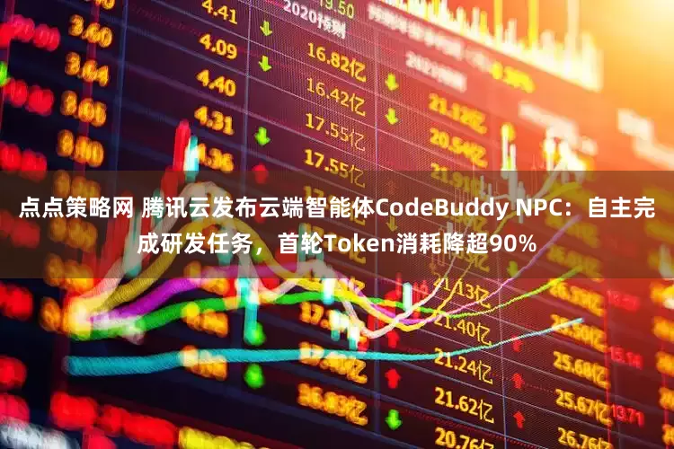 点点策略网 腾讯云发布云端智能体CodeBuddy NPC：自主完成研发任务，首轮Token消耗降超90%
